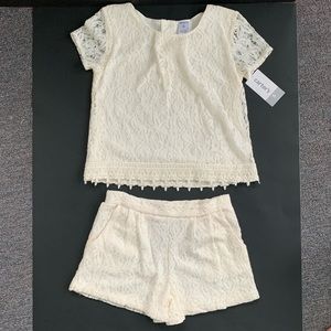 Carter’s Ivory Lace Outfit